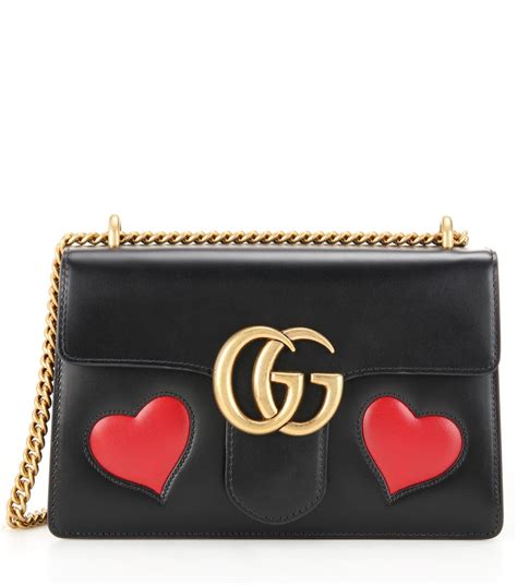 gucci gg marmont medium heart|GG Marmont medium tote bag.